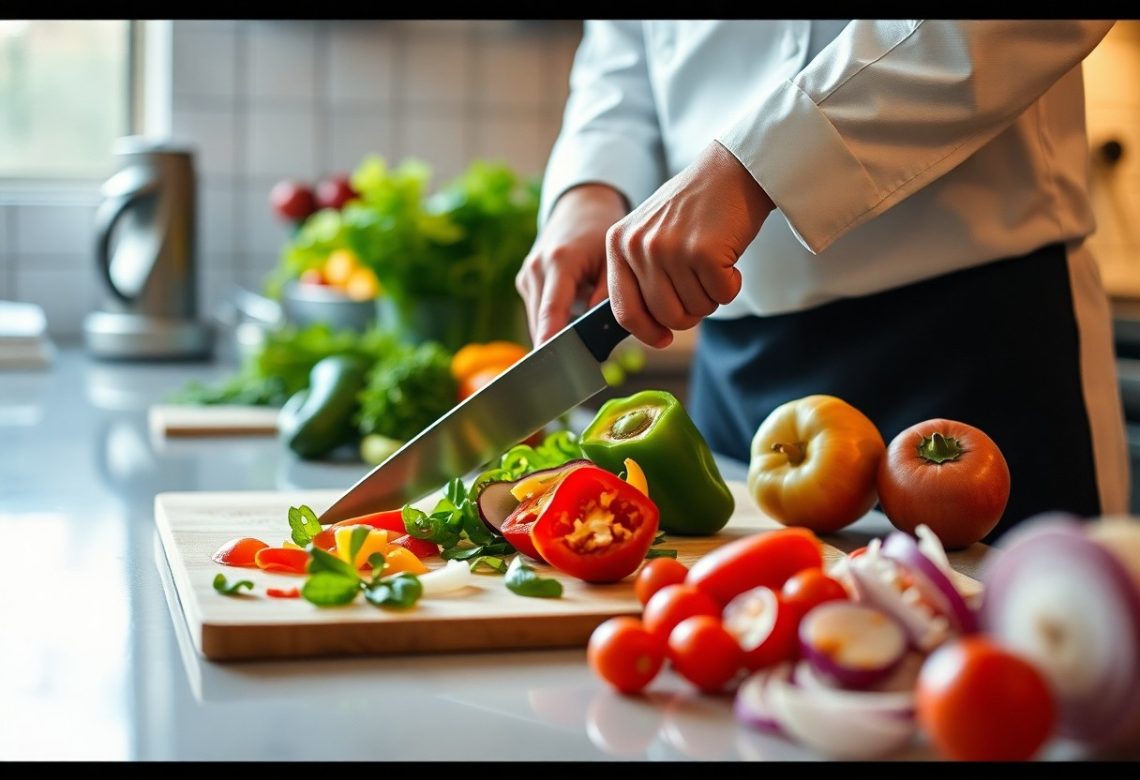 An Image Of Knife Skills for Faster Meal Prep - Pro Techniques in 10 Minutes