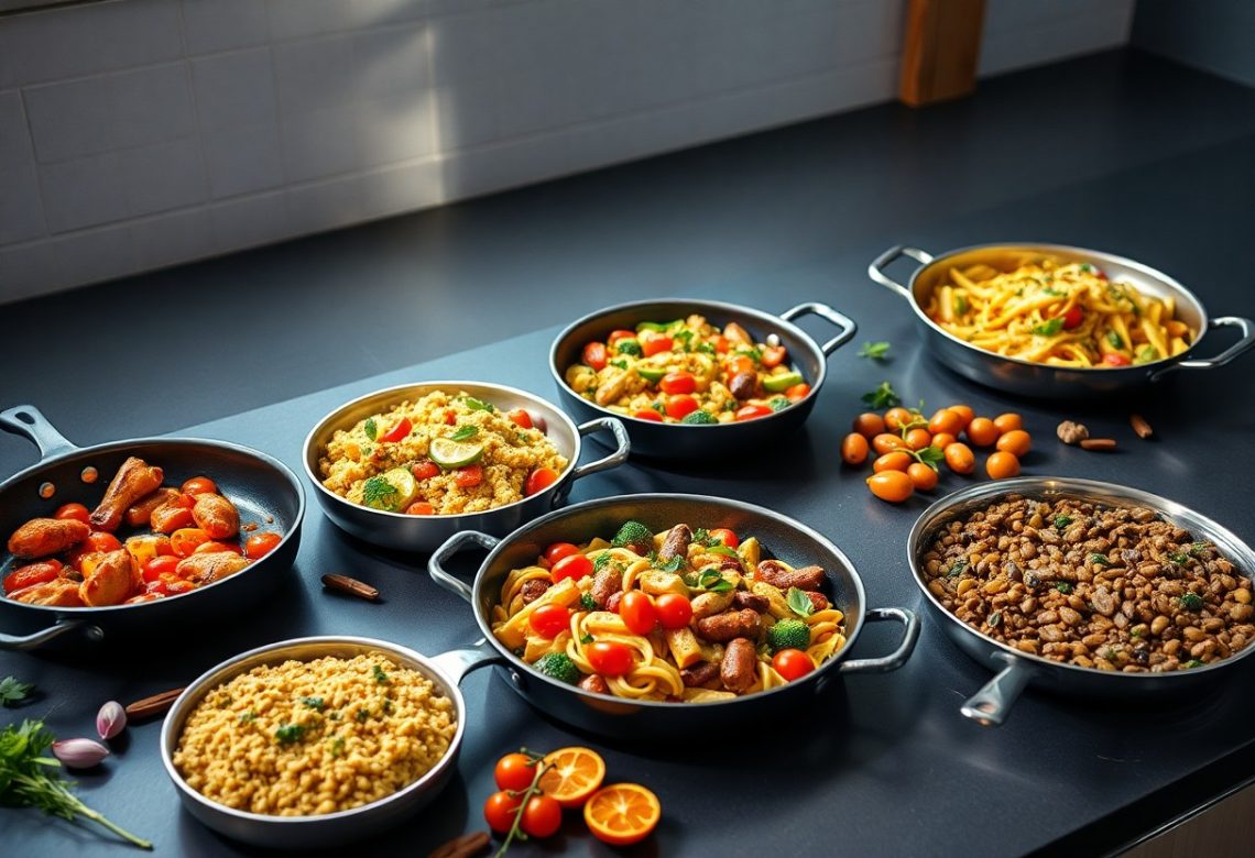 An Image Of One Pan, Five Ways - Simplifying Healthy Cooking