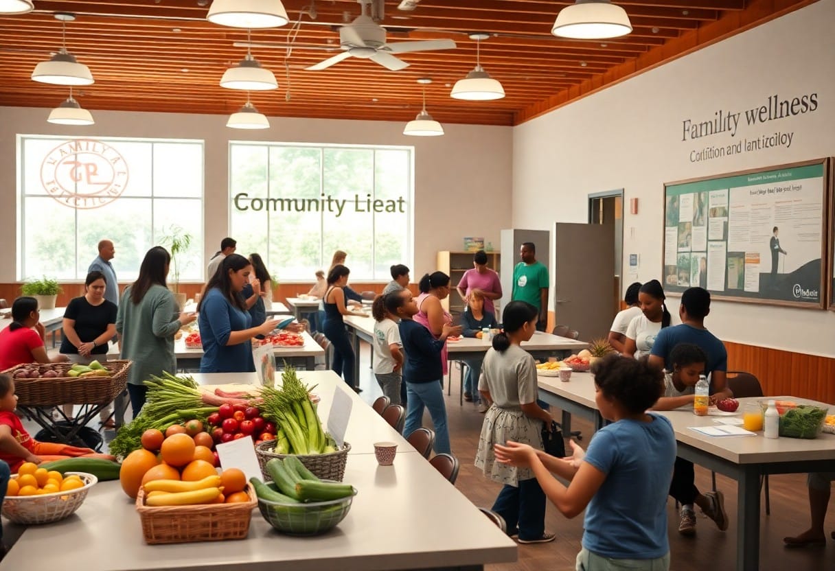An Image Of How to Build a Wellness-Oriented Community for Families