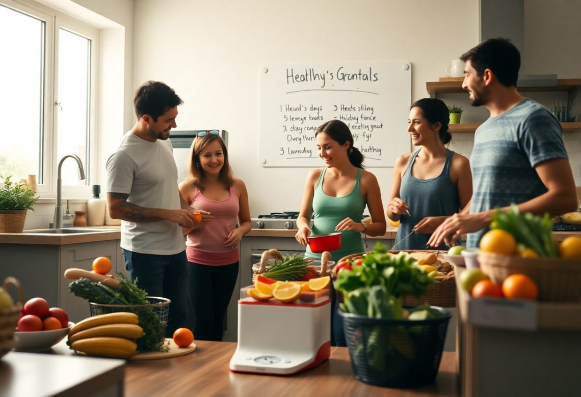 An Image Of The Benefits of Group Accountability in Family Weight Loss