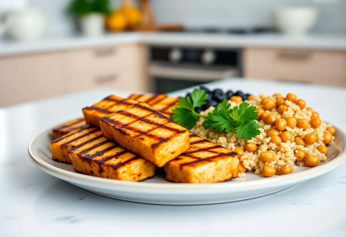 An Image Of High-Protein Plant-Based Foods for Weight Loss