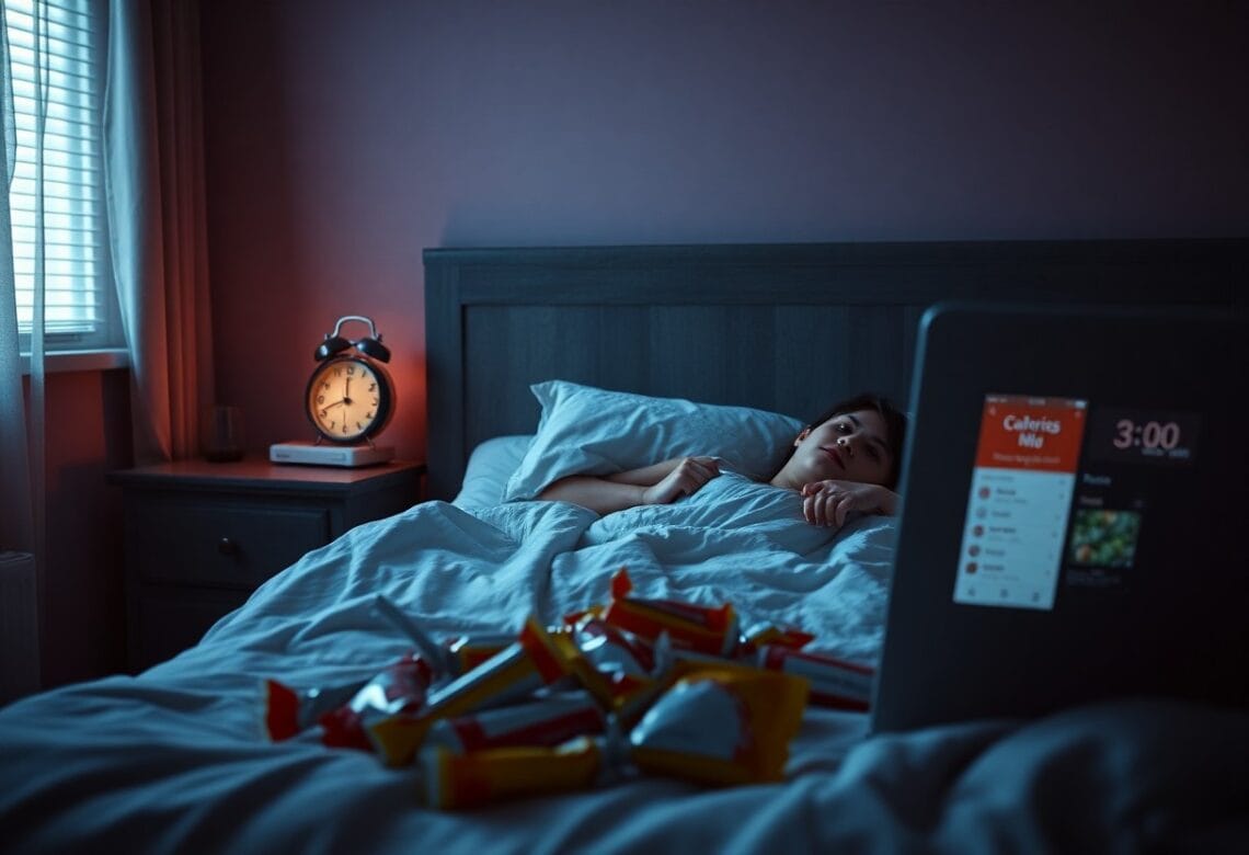 An Image Of How Lack of Sleep Sabotages Your Weight Loss Goals