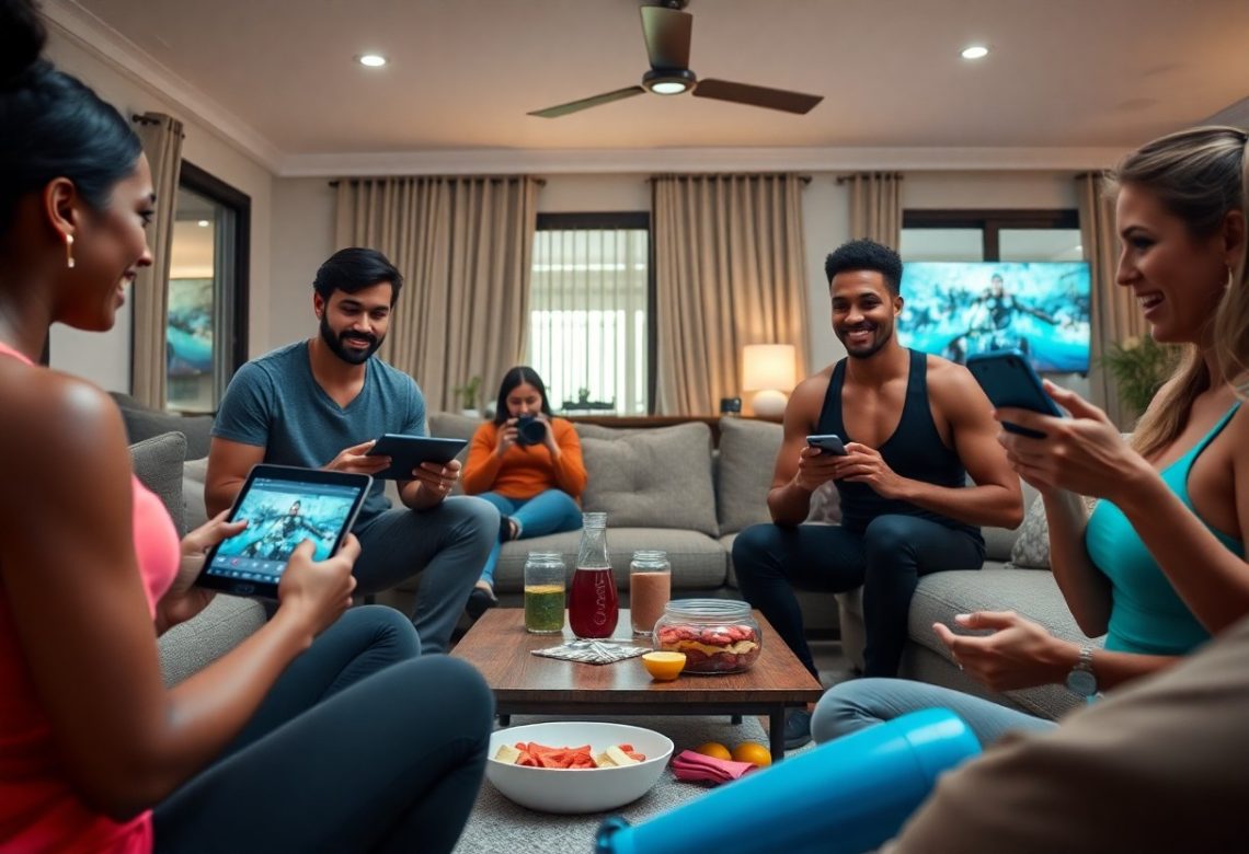 An Image Of Stay Accountable With Virtual Partners - Technology and Weight Loss