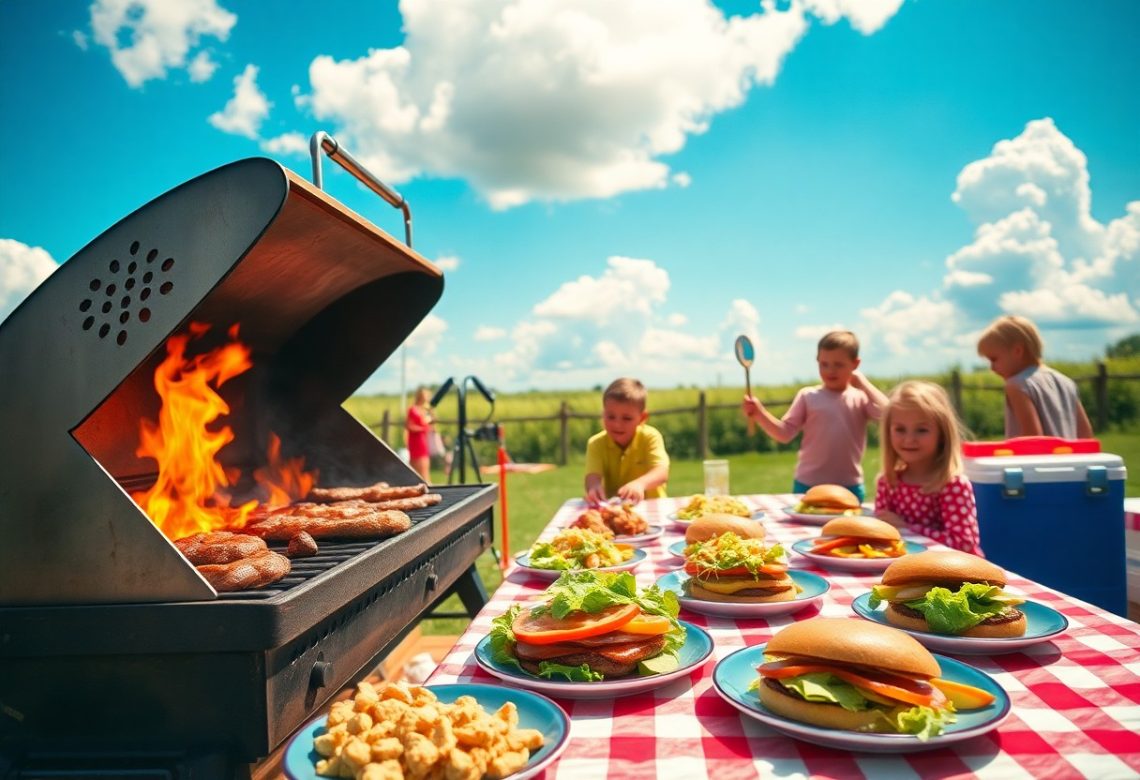 An Image Of Summer BBQ Strategy - Navigating Outdoor Eating Events