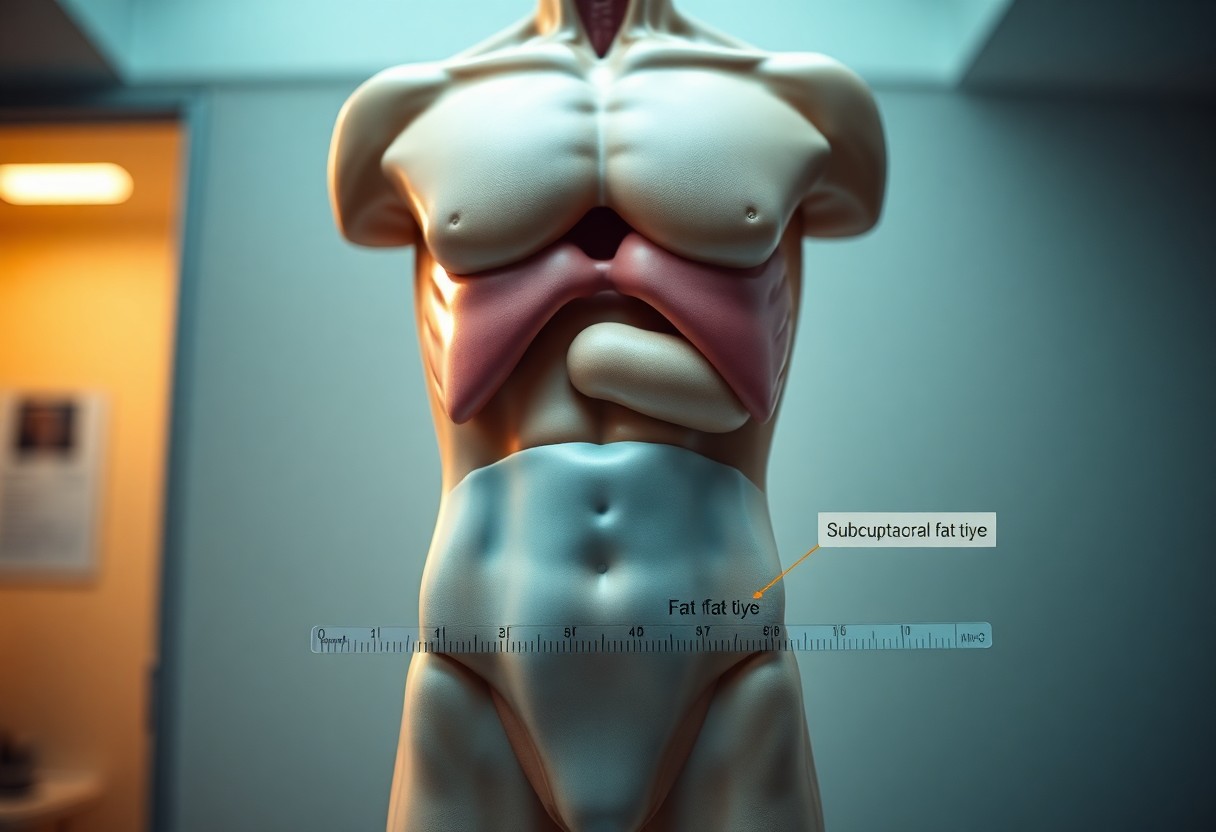 An Image Of The Difference Between Visceral Fat and Subcutaneous Fat and Which Is More Dangerous